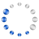 animated circle of balls